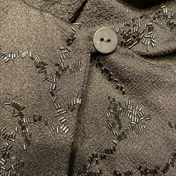 K Studio beaded jacket. Size 14. Vintage, made in USA - Picture 8 of 12